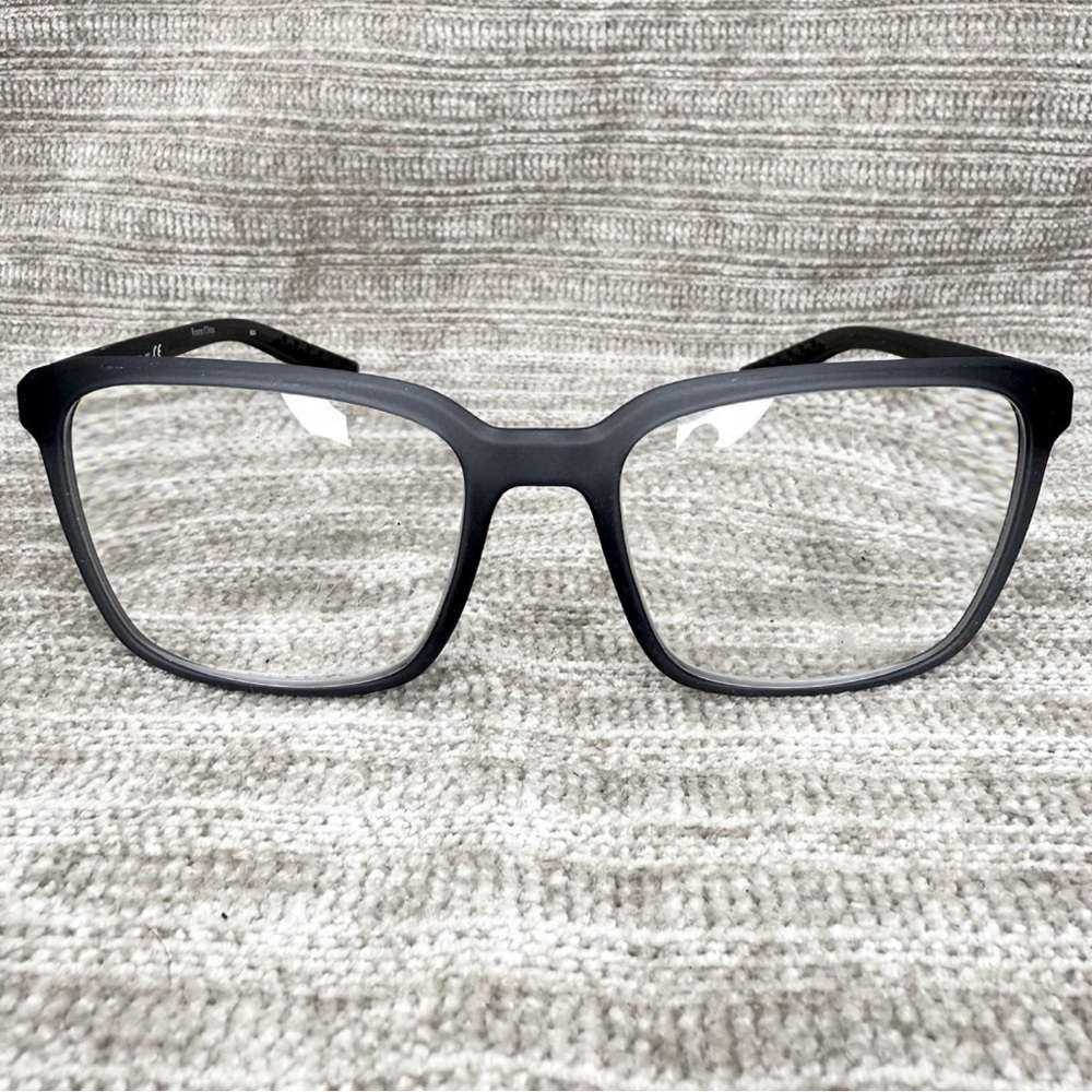 Nike Eyeglasses Square Frames 7096 070 Matte Grey 53-17-140 Swoosh